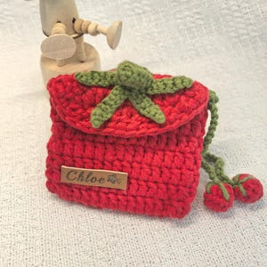 Personalized Crochet Airpods Pouch, Handmade Crochet Earbud Pouch Small Pouch for Keys, Jewelry, Earbuds Case Gift