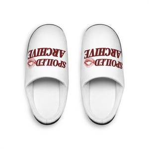 Spoiled Archive Slippers, Cozy Womens Slippers, Perfect for Relaxing at Home, Ideal Gift for Birthdays, Holidays, and Self-Care Days