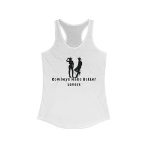 Western Cowgirl Graphic Racerback Tank Top, Cowboys Lover Women&#39;s Tank, Country Southern Sleeveless Shirt, Cowgirl Gift Idea, Rodeo Apparel