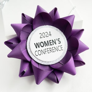 Personalized Name Badge, Custom Event Pins, Corporate Events Ribbon ...