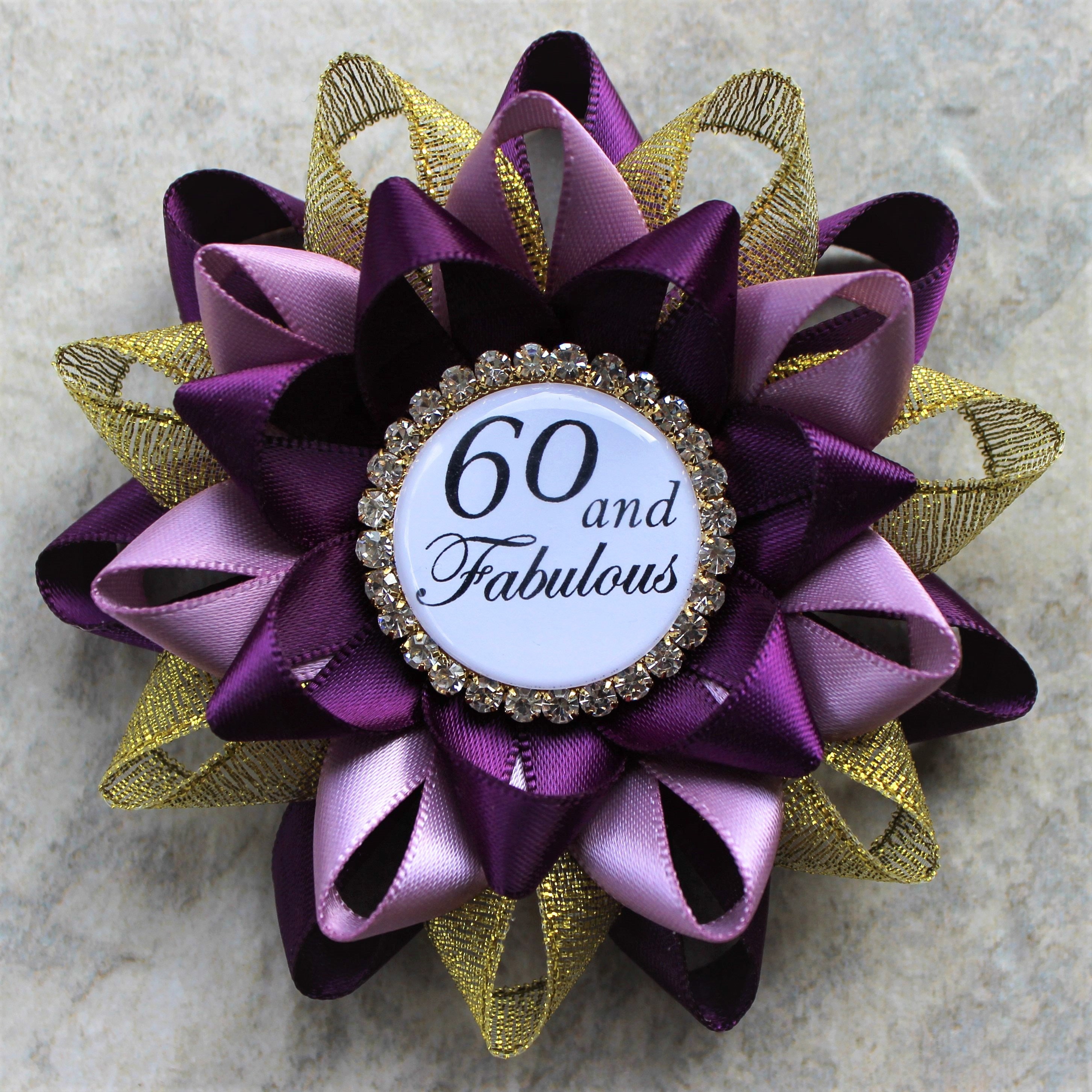 60th Birthday Gifts For Women 60th Birthday Pin 60th Etsy