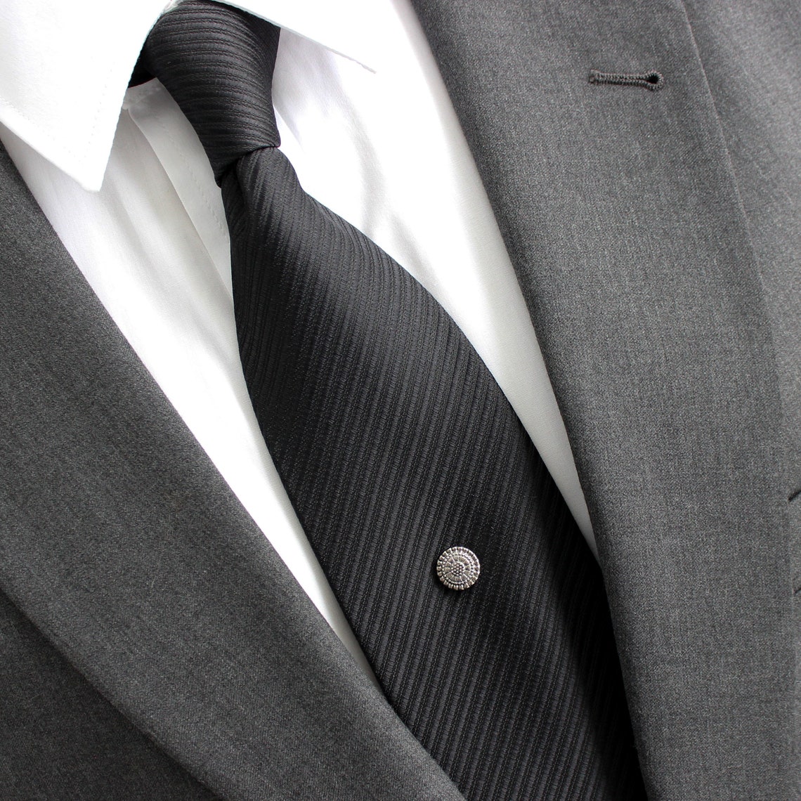 Tie Pin Tie Tack Pin Men's Tie Tacks Tie Tac Silver Etsy