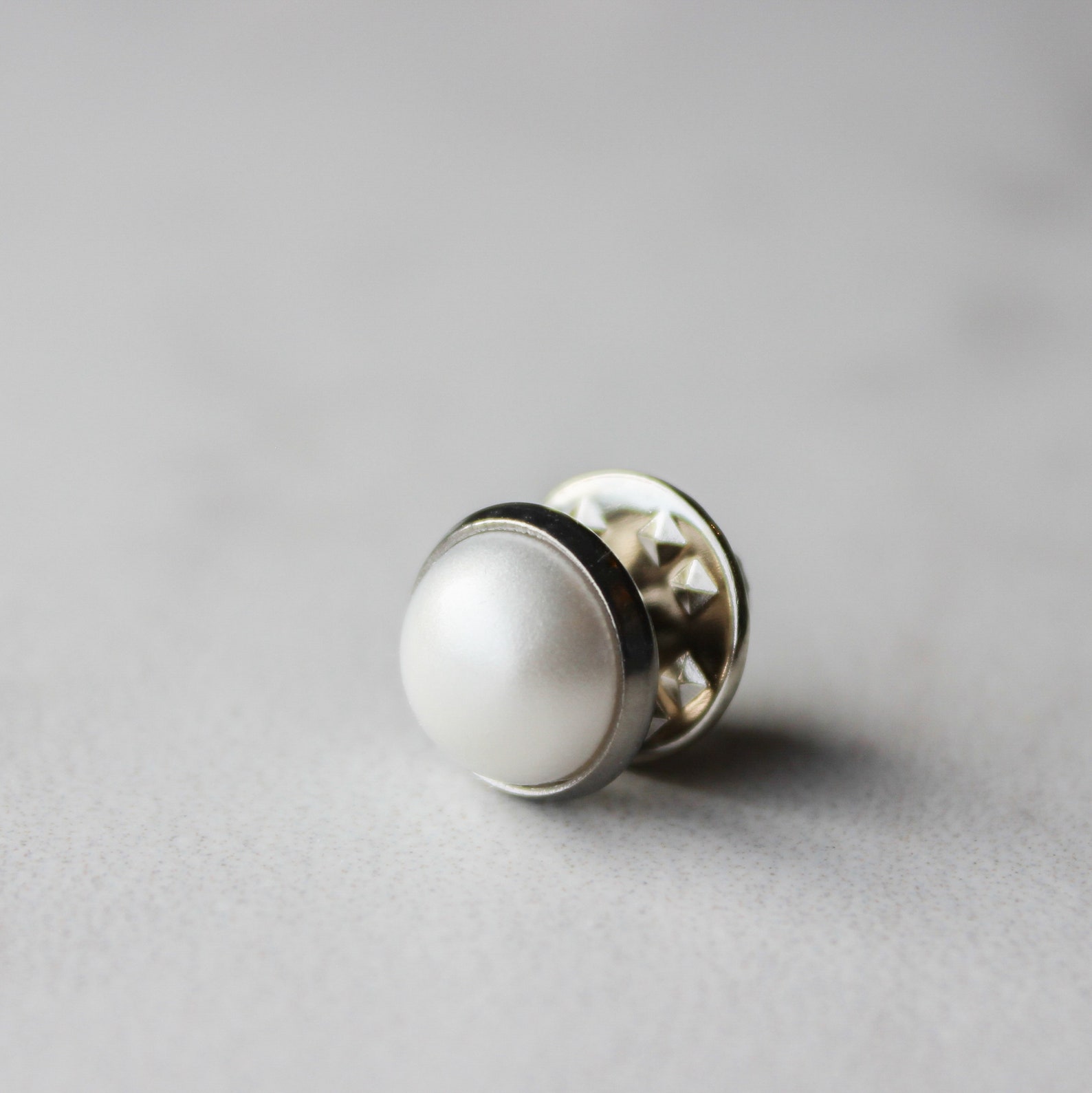 mens pearl tie pin