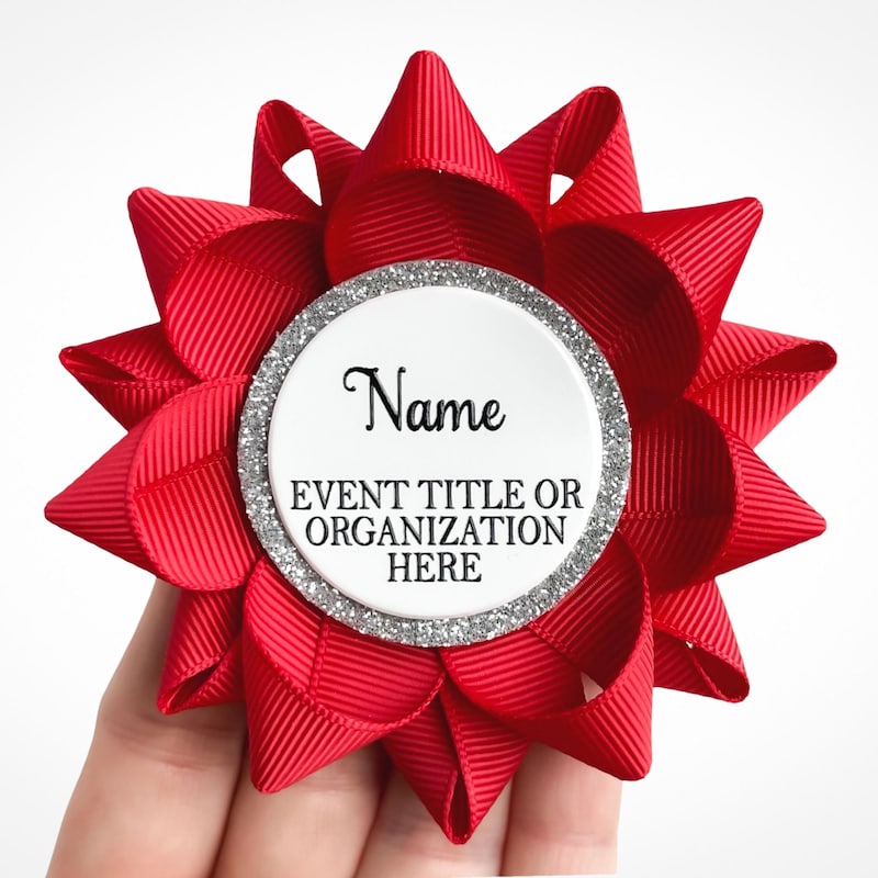 Custom Badge Ribbons for Conferences - Etsy
