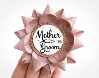 Mother of the Groom Gift, Dusty Pink Wedding Shower Corsages, Dusty Pink Bridal Shower Pins, Gift for Mother of the Bride, Dusty Pink