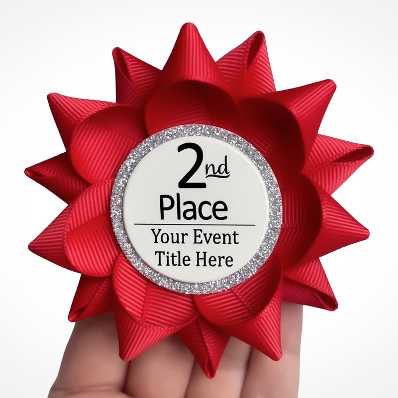 2nd Place Ribbon - Etsy
