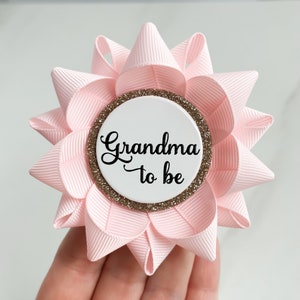 Pink Baby Shower Decorations, Baby Girl Shower Corsages, Girl Baby Shower Pins, New Grandma Gift, Personalized Shower Gifts, Pale Pink