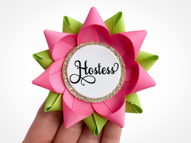 Custom Hostess Corsage Pin, Gift for Party Organizer, Wedding ...