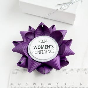 Personalized Name Badge, Custom Event Pins, Corporate Events Ribbon ...