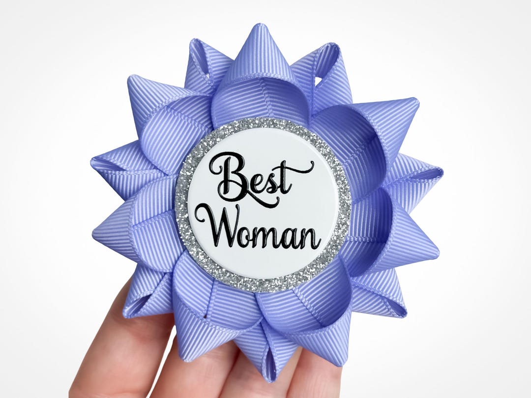 Bachelorette Party Favor Gifts, Custom Name Pins, Best Woman, Best Lady ...