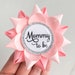 Baby Shower Corsages, Mommy to Be Pin, Grandma to Be Ribbon, Pale Pink Baby Shower Decorations, Baby Girl, New Mom Gift, Pale Pink and Pink 