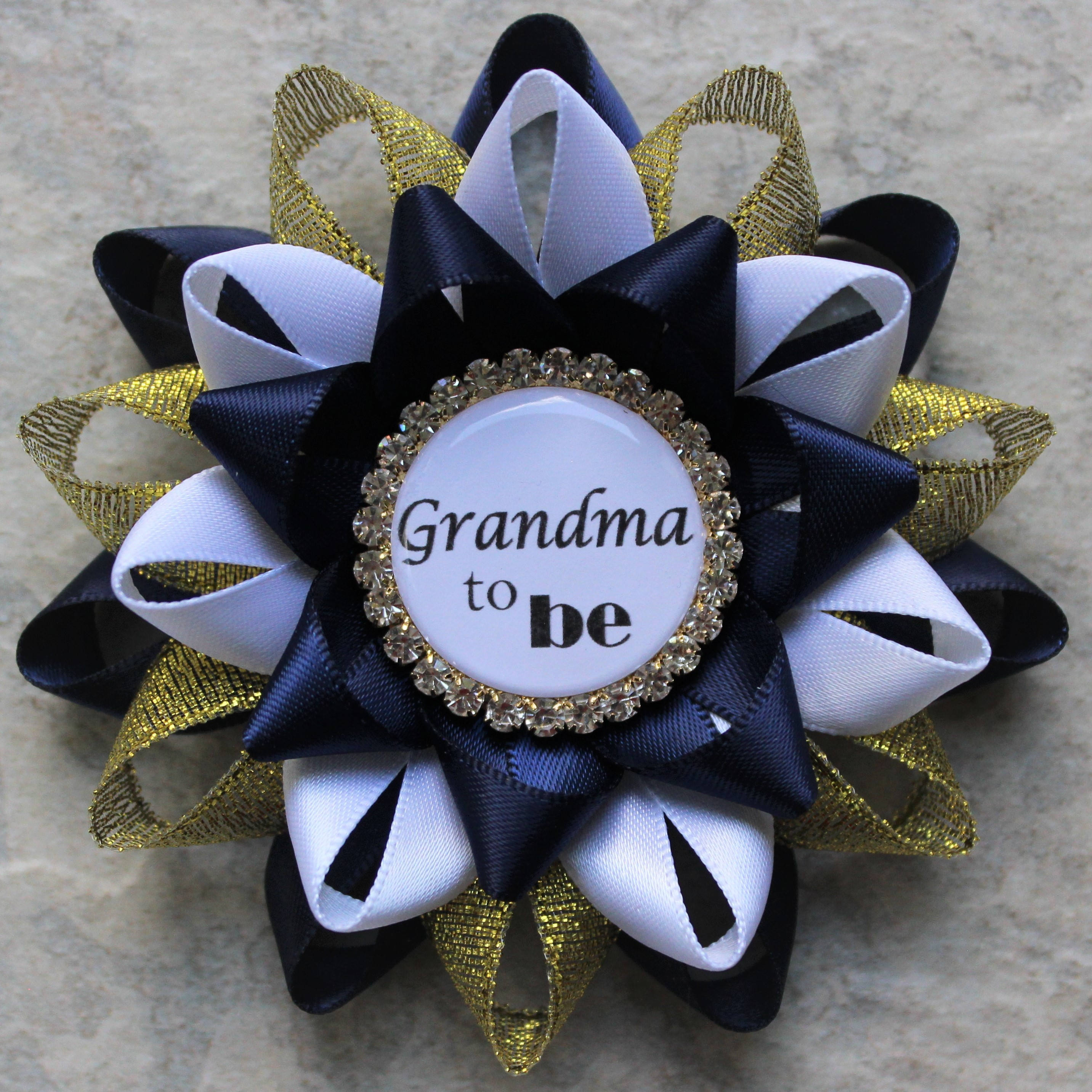 Royal Baby Shower Decorations Little Prince Boy Navy Navy Blue And Gold White Royal Prince Baby Shower Theme Mommy Corsage Pin Gallery Photo