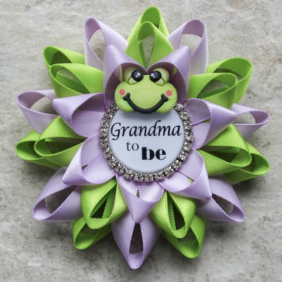Frog Baby Shower Pins Frog Baby Shower Decorations Etsy