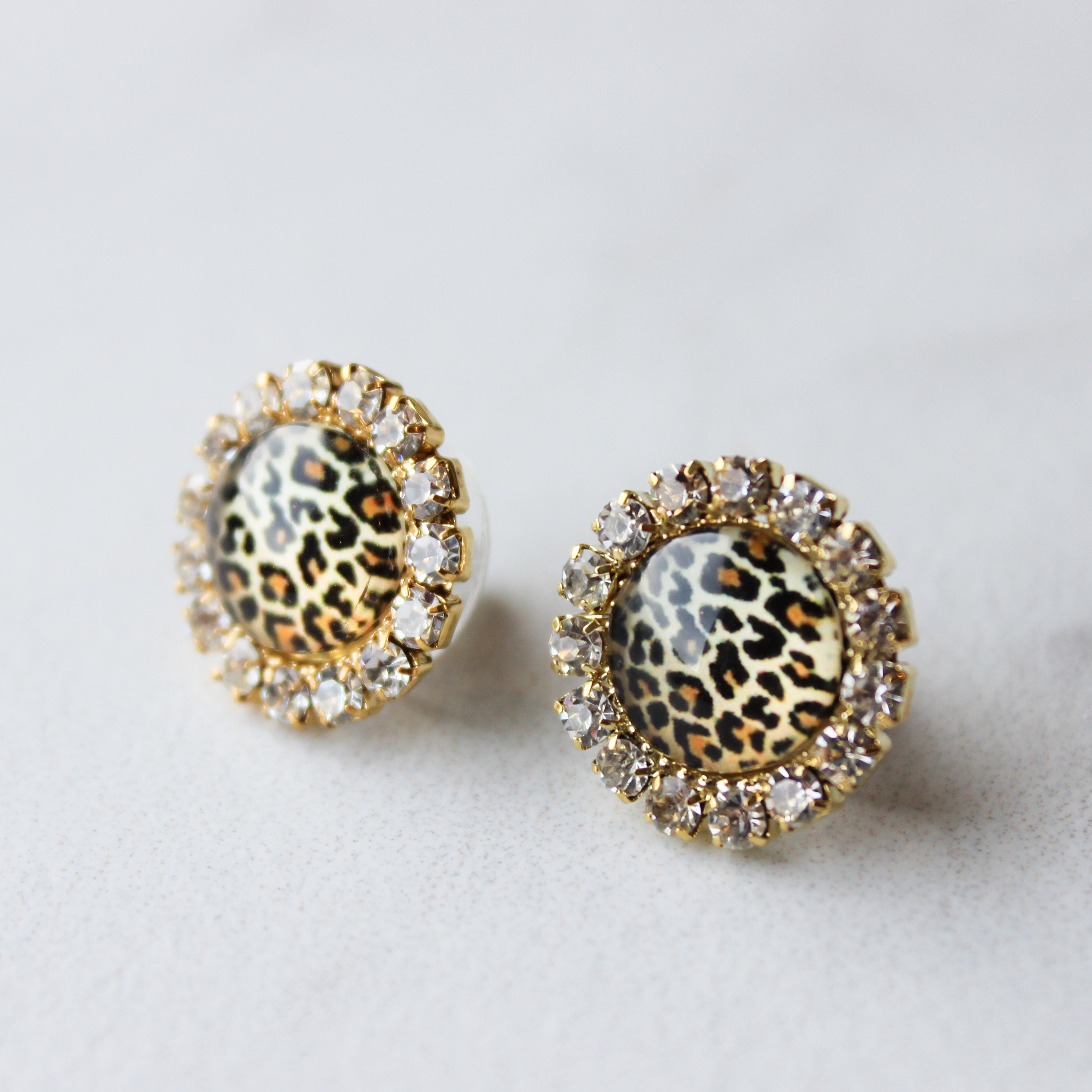 Leopard Earrings Animal Print Earrings Animal Print Jewelry Etsy