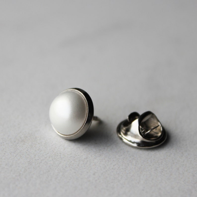 mens pearl tie pin