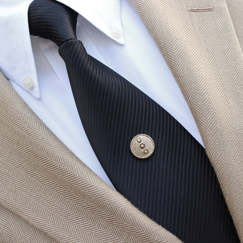 Gold Tie Pin Gold Tie Tack Gold Tone Tie Tack Mens Tie Pin Etsy UK