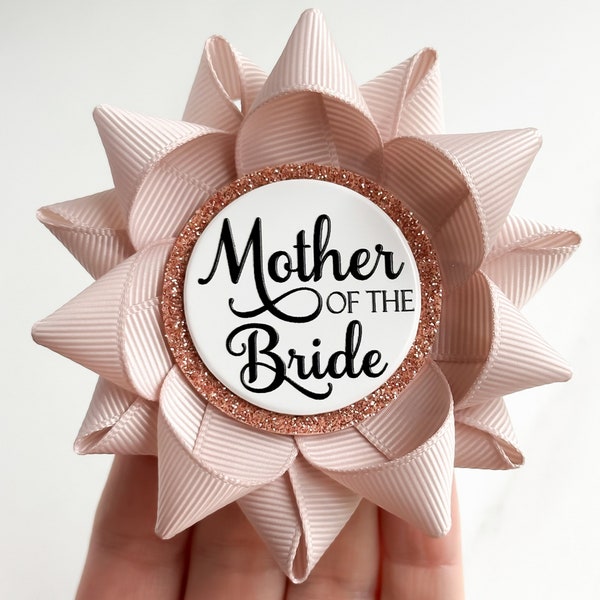 Mother of the Bride Pin Gift, Blush Bridal Shower Decorations, Blush Pink Bridal Shower Favors, Mother of Bride Gift, Nude