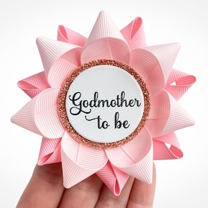 Godmother Gift Ideas, Pink and Rose Gold Baby Shower Pins, Girl Baby Shower Pin, Godmother Gifts, Baby Sprinkle Ideas, Pale Pink and Pink
