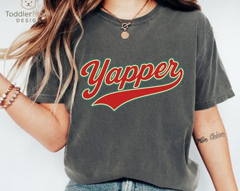 Camiseta Yapper, Yapper certificado, nacido para ladrar, Yapper profesional, regalo de enfermera - Camiseta unisex, camiseta gráfica divertida, regalo para ella