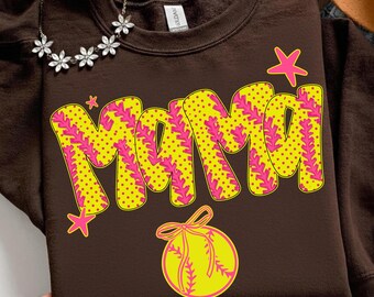 Preppy Softball Mama PNG, Softball Mom Shirt Design, Game Day Sublimation, Hey Batter PNG, Funny Softball Season, DTF Graphic Digital File
