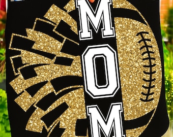 Football Mom PNG, Custom Football Mama Shirt Design, Sports Mom Sublimation, Cheer Mom Game Day Graphic, Football Season Gift PNG