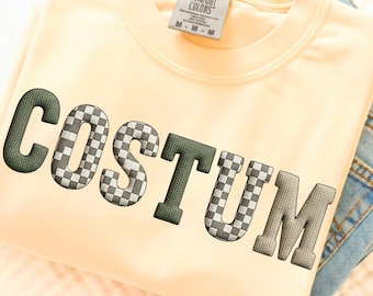 Custom Latch Hook Yarn Crochet PNG, Realistic Faux Yarn Mom Design, Cozy Knitted Holiday PNG, Trendy Mama Fall Craft Sublimation