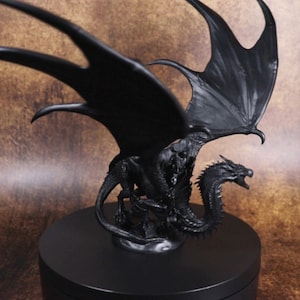 Thorn Dragon Miniature | Unpainted Resin 3D Figure | DnD Pathfinder Tabletop RPG | 40mm 50mm 60mm Premium High Detail Fantasy Model Mini