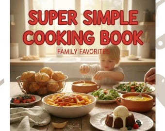 Easy Family Recipes Cookbook | Fun Kids Meals (Digital PDF)