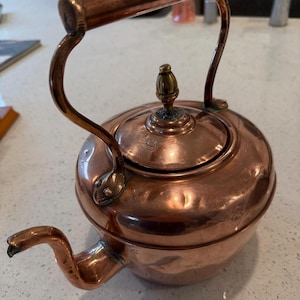 Vintage Copper Tea Kettle