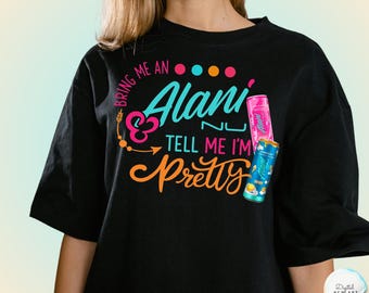 Funny Alani Nu PNG SVG: Retro Energy Drink Design (Digital Download)