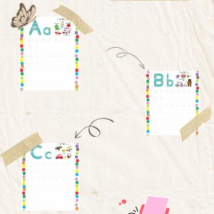 Caderno de Exercícios do Alfabeto 2 | Atividades de Rastreamento e Letras de A a Z para Crianças | Download em PDF