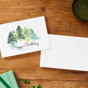 Woodland Birthday Card