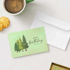 Woodland Birthday Card
