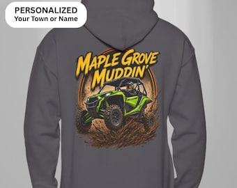 Personalized Muddin Hoodie | Gildan 18500 | Custom ATV Side by Side Off Road Apparel