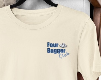 Four Bagger Club Shirt | Comfort Colors 1717 | Cornhole Shirt, Game Day League  Tee