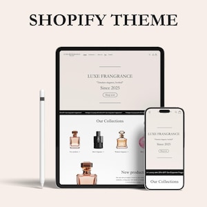 Shopify-Vorlage für Luxusparfüms | Shopify-Theme für Schönheit, Kosmetik & Körperpflege | Modernes Shopify-Design für Parfümerien | Shopify 2.0