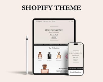 Plantilla de Shopify para perfumes de lujo | Tema de Shopify para belleza, cosméticos y cuidado personal | Diseño moderno de Shopify para perfumerías | Shopify 2.0