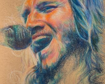 John Frusciante Colored Pencil Portrait