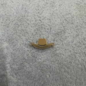 Conector de sombrero de vaquero para joyería permanente, dijes al por mayor