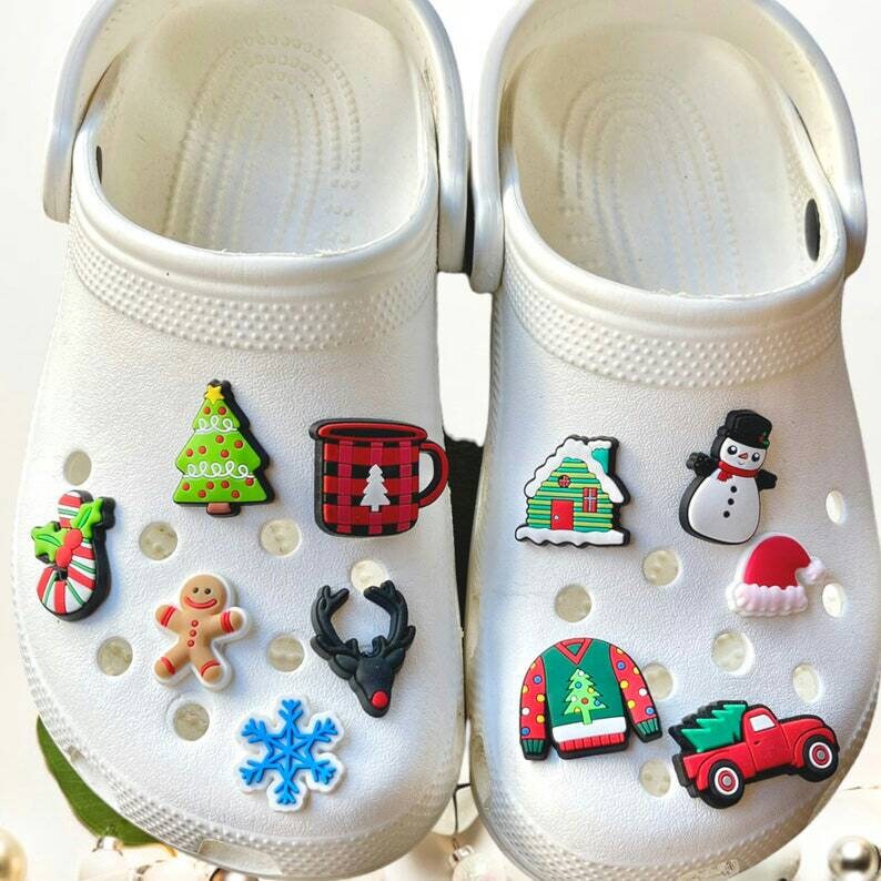 christmas jibbitz for crocs