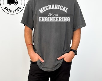 Mechanical Engineer Shirt Mechanical Engineering Gifts Engineer Student Gift Shirt Engineering Graduation Gift Robotics Engineer Shirt