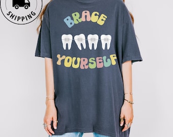 Camiseta dental, regalos de higiene dental, regalo para dentista, camiseta de asistente dental, regalo de ortodoncista, camisetas de ortodoncia, camiseta de asistente de ortodoncia