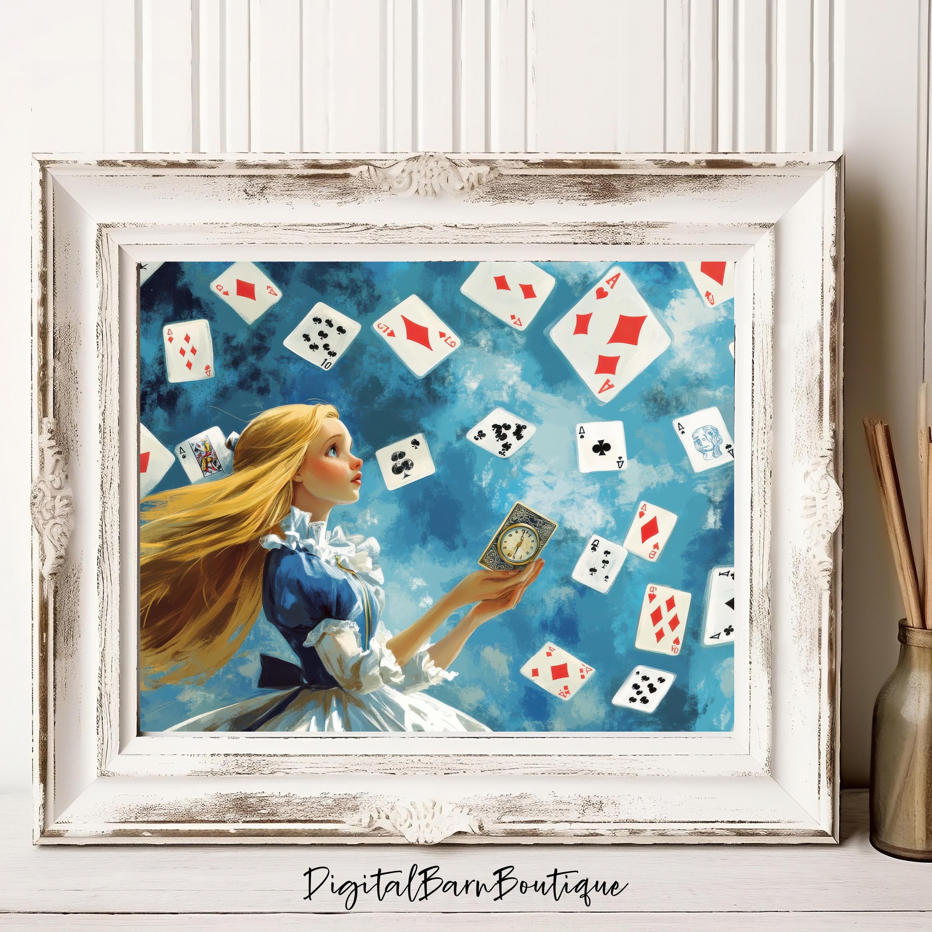 Alice in Wonderland Art Print: Whimsical Storybook Decor (digital