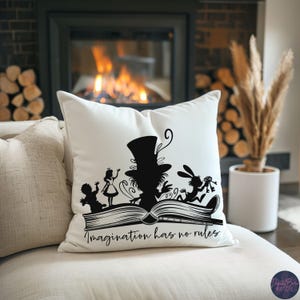 Wonderland Silhouette SVG: Alice, Mad Hatter, Rabbit (PNG, SVG) for Cricut