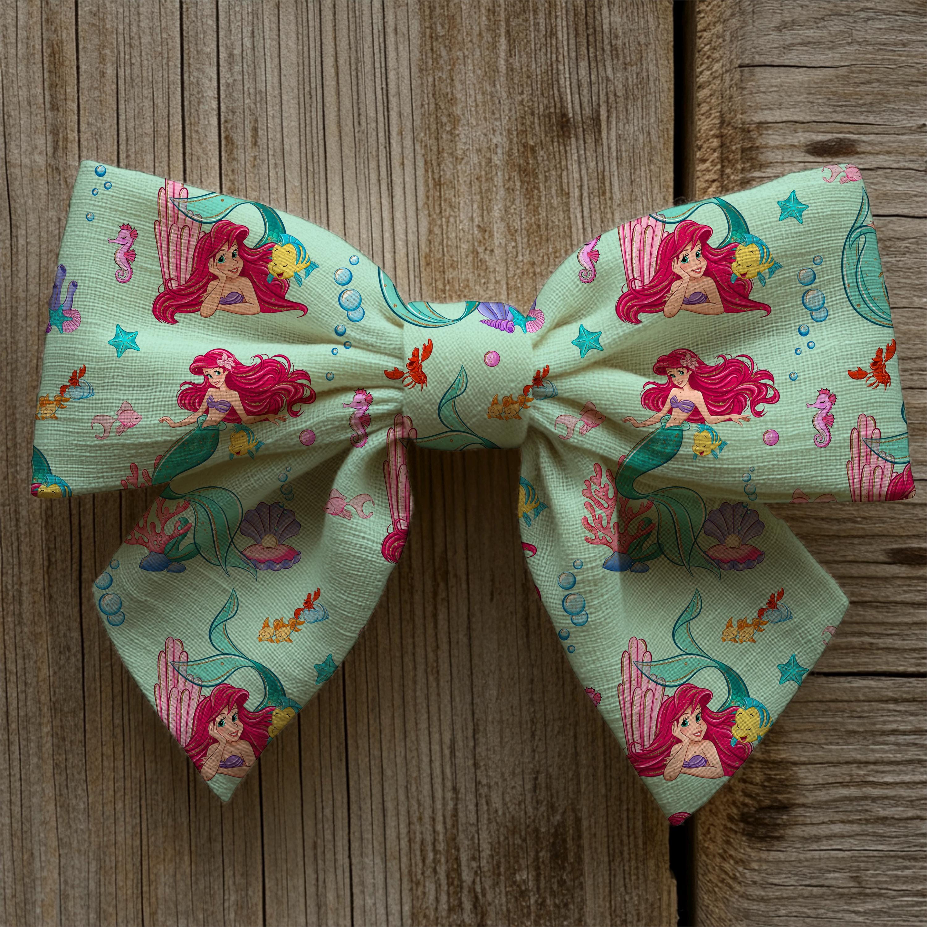 Little Mermaid Seamless Pattern, Ariel Fabric Design (digital Download ...