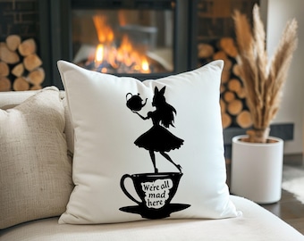Gothic Cheshire Cat PNG: Alice in Wonderland Sublimation Design (SVG File Included)