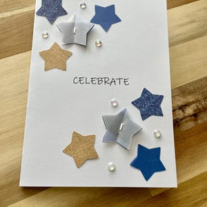 Cartão de aniversário masculino feito à mão – Cartão de felicitações masculino limpo e clássico da coleção Recycled Rhetoric