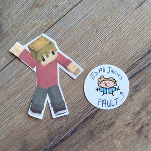 Het is allemaal de schuld van jiggle | jimmysolidariteit Hermitcraft? Sticker