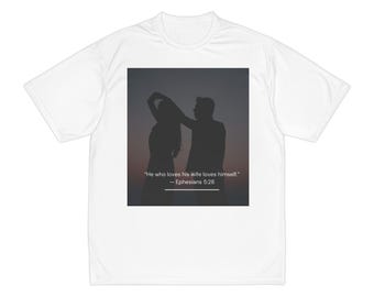 Silhouette Couple With Ephesians 3:18 Quote T-Shirt | Wear His Word Every Day