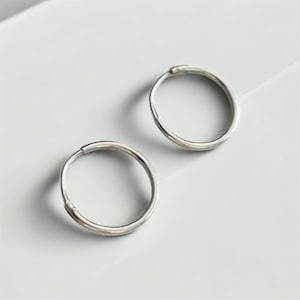 Sterling Silver Hoops